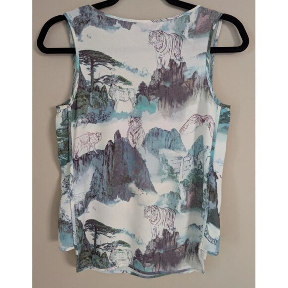 French Connection Misty Mountain Tank Top Size 2 US - Picture 2 of 5